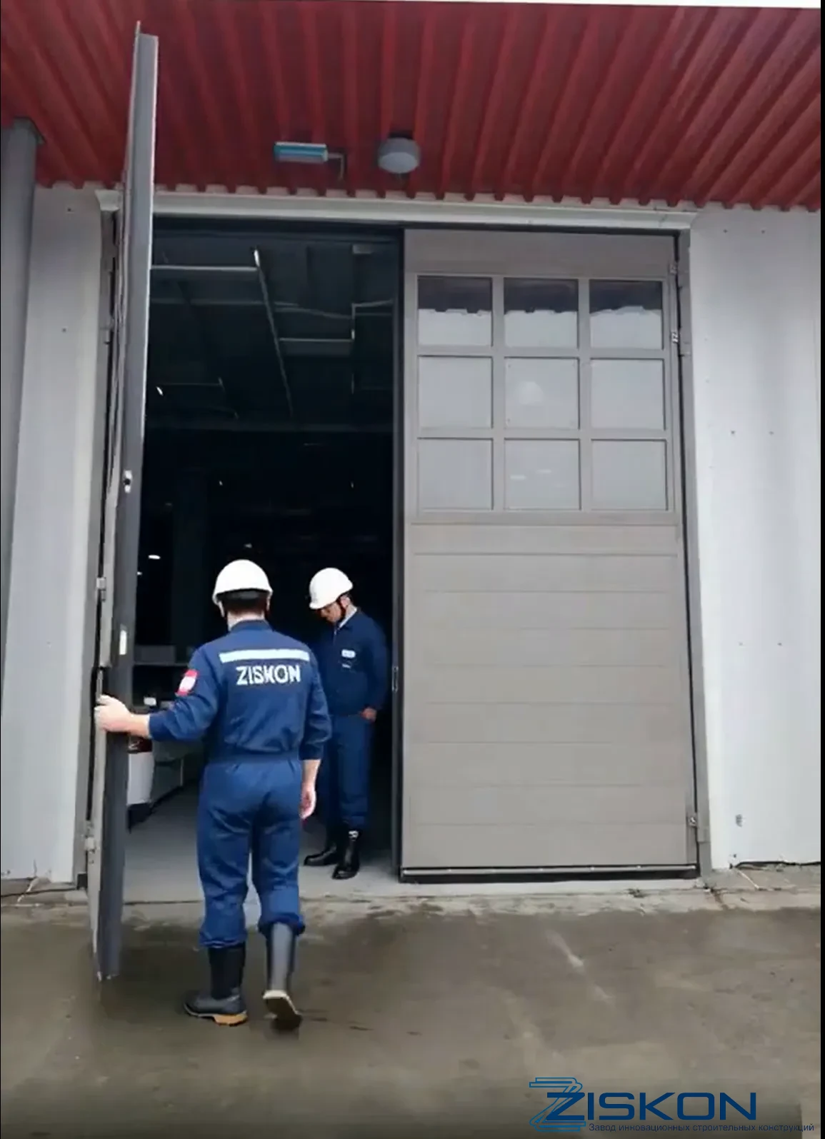 Обзор ворот завода Зискон